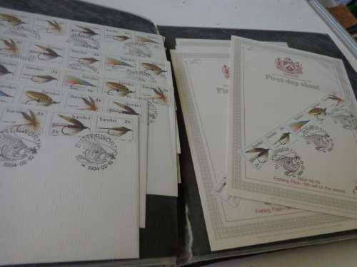 BRN/ ALBUM FILLED WITH FDCs, B/LETS F/D/SHTS,DEFIN.ETC.READ ON...