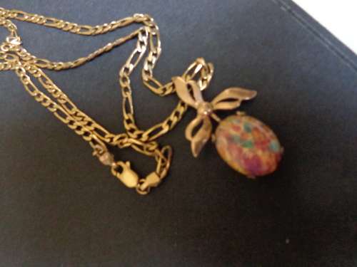 GREAT 60 CM 9CT GOLD CHAIN WITH 9CT PENDANT.SEE SCANS READ ON.