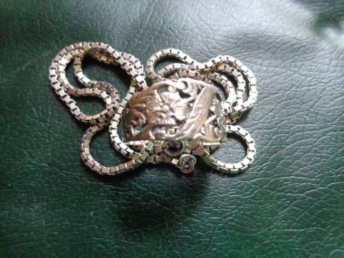 925 SILVER CHAIN AND RING SEE SCANS READ ON