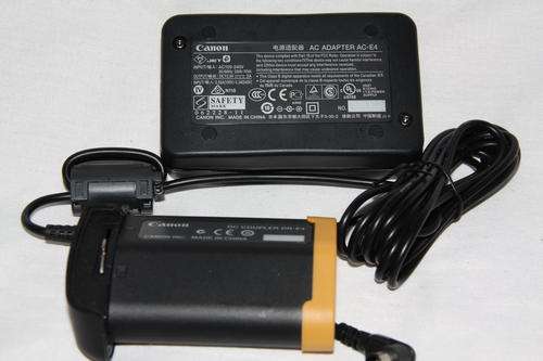 Canon AC Adapter AC-E4 & DC Coupler DR-E4