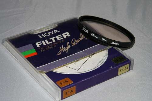 Hoya 62mm 81A Filter