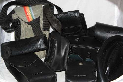 Random lot of Soft Lens Cases - Canon, Pentax, Tamron