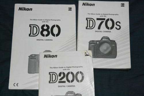 Nikon D70s, D80 Instruction Manual