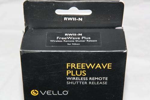 Nikon compatible - Vello RWII-N Freewave Plus Wireless remote shutter release