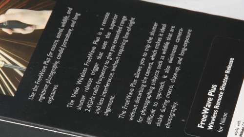 Nikon compatible - Vello RWII-N Freewave Plus Wireless remote shutter release