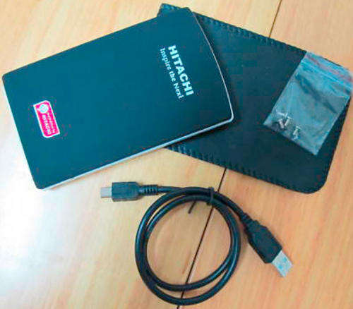 EXTERNAL USB 2.0 SATA 2.5 HDD (80GB)
