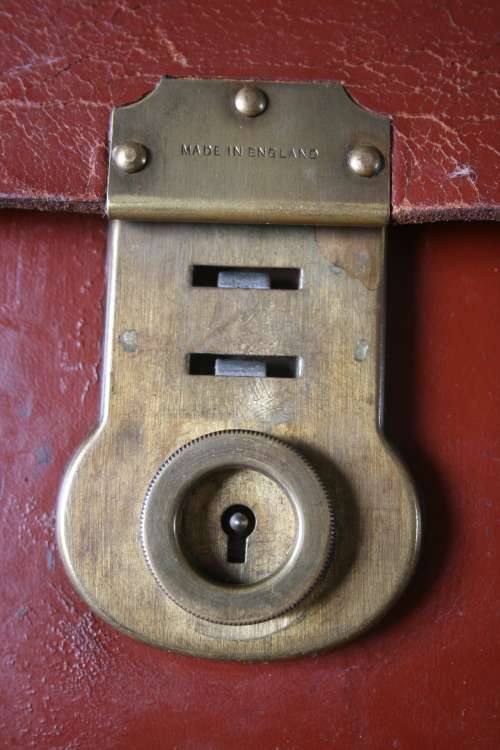 Vintage leather briefcase, satchel