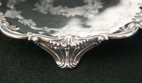 Antique Hallmarked Sterling Silver Tray - Free Courier