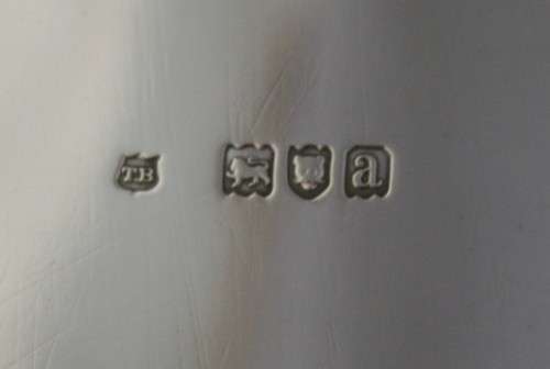 Antique Hallmarked Sterling Silver Tray - Free Courier