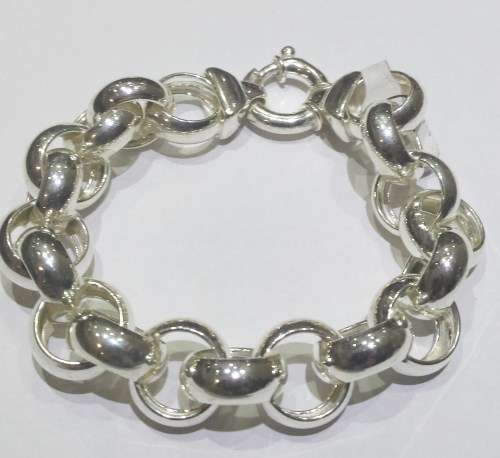 *GORGEOUS* 925 STERLING SILVER16MM BELCHER BRACELET - 22CM