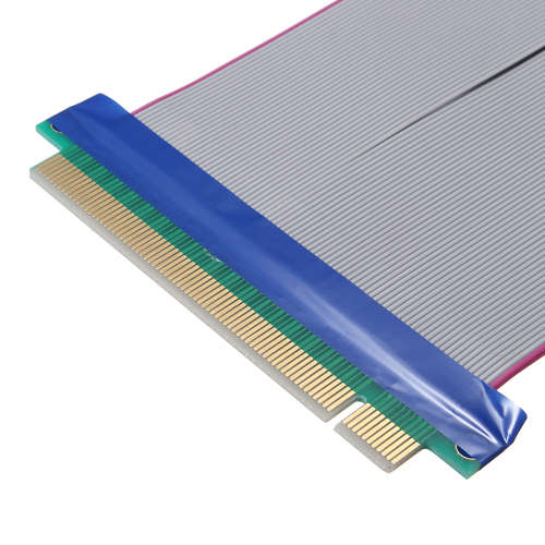 19cm PCI-E 16X Male to Female Graphics Card Extension Cable Flex Ribbon Riser Card