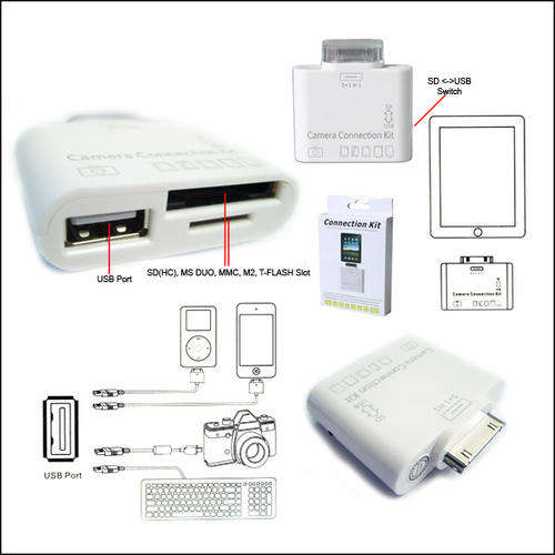 5 in 1 CONNECTION KIT FOR IPAD 1 OR IPAD 2 (NO IPADS)