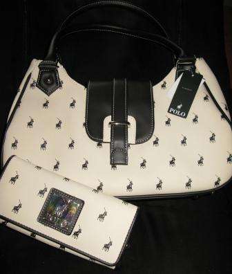 Polo Handbag with Matching Purse