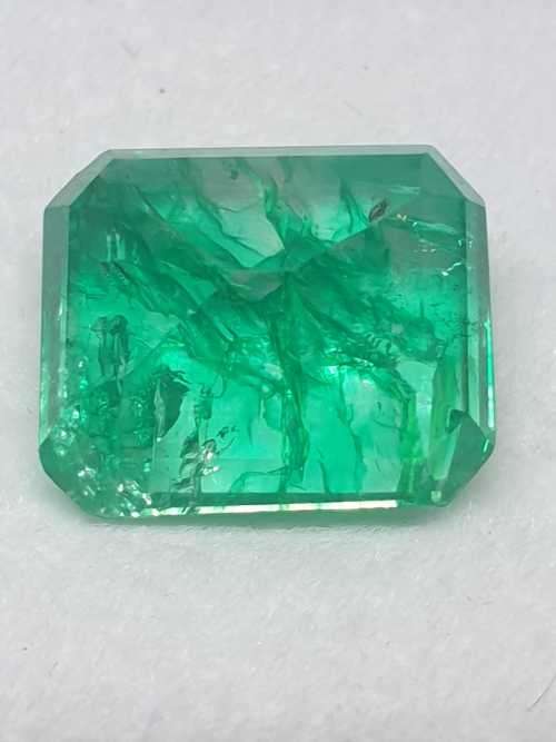 Emerald 6.35ct - Zambian - Certified