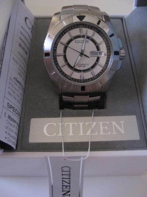 NP400059A Citizen Automatic WR100, Date display, Stainless steel