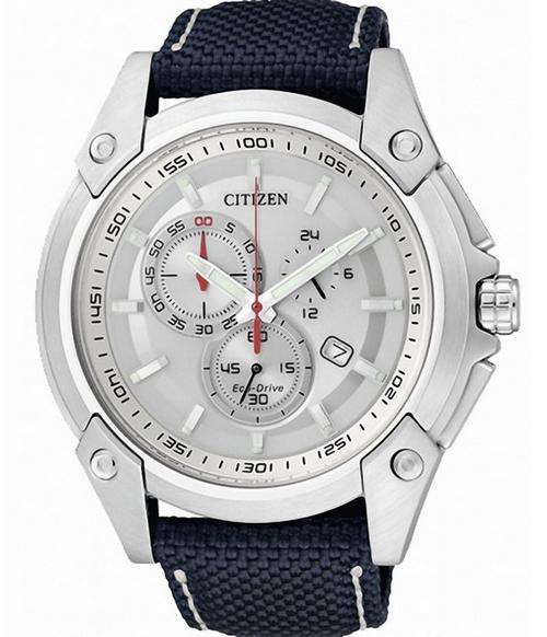 Citizen Eco Drive AT0851-15A ~charged by light, white dial.