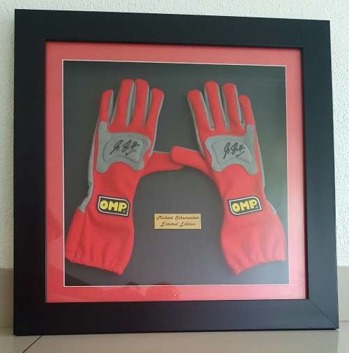 Michael Schumacher Signed F1 Gloves Certified