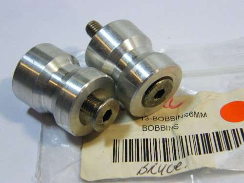 Motorcycle paddock stand bobbins - 6mm bolts