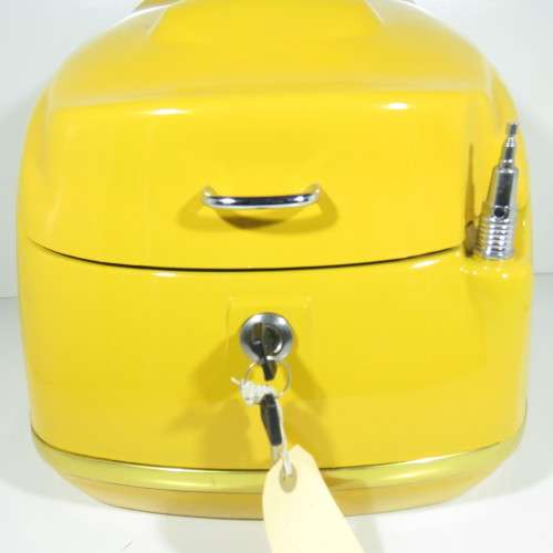 Yellow scooter top box - 39cm x 38cm x 35cm