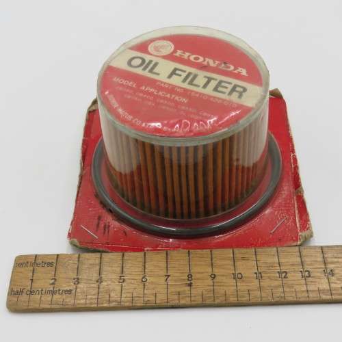 Honda Oil Filter - Part # 15410-426-010 - for models CB350, CB400, CB500, CB550, CB650, CB750