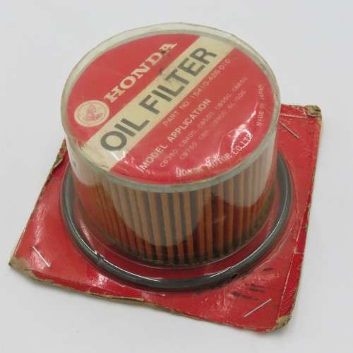 Honda Oil Filter - Part # 15410-426-010 - for models CB350, CB400, CB500, CB550, CB650, CB750