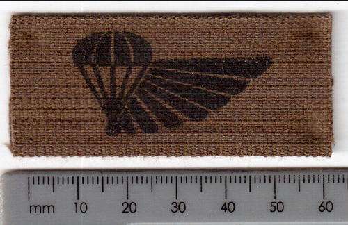SA army air supply cloth breast badge, material printed - Price reduced