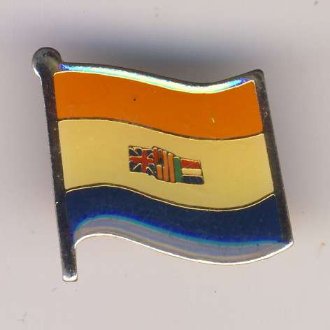 Old SA flag pin badge - as per scan