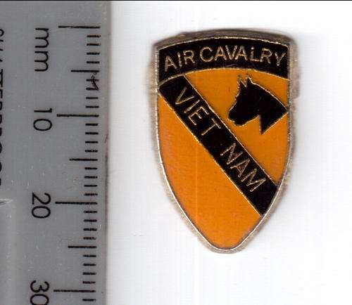 Vietnam air Cavalry badge with no pins - price reduced