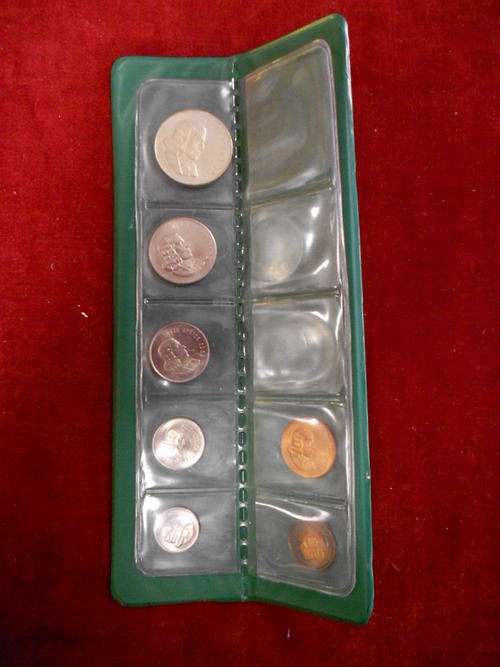 1965 RSA proof set in M Hersch booklet, English R1 and 1cent - as per scan