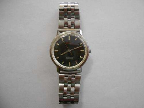 Bulova automatic 1967 model with black dial, good condition and running perfectly - price reduced