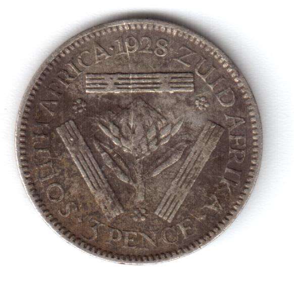 1928 SAU 3 pence tickey - as per scan