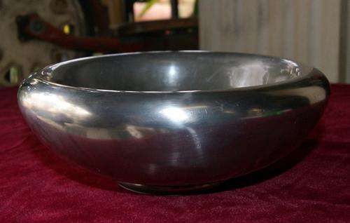 GORGEOUS DESIGNER DOUBLE SKINNED PEWTER BOWL - SMALL.... KEITH TYSSEN