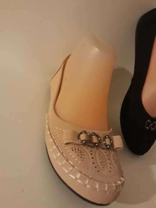 Fashionable Mink All Sizes Ladies Soft Suede Comfortable Pumps - Size 3 to 8 in Mink Colour