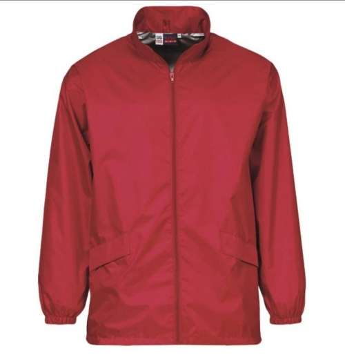 SIZE 4XL Mens Light Weight Miami Windbreaker  RED