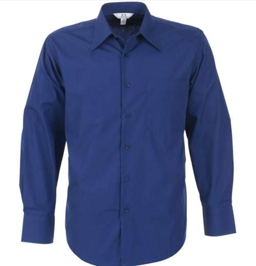 Size 4XL Mens Royal Blue modern Shirt - Royal Blue