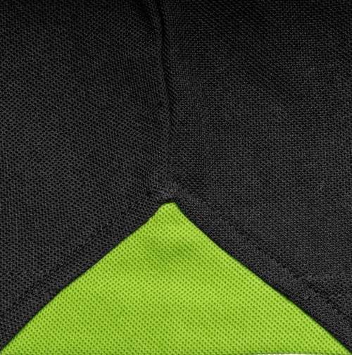 Size 4XL Mens Stylish and Unique Golf Shirt - Black and Lime (XXXXL)
