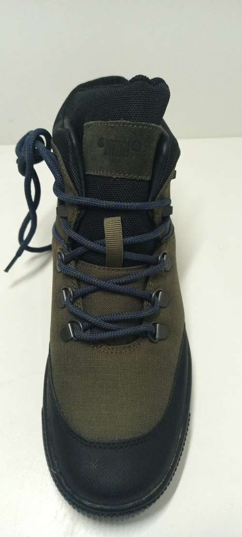 Brand New! Mens UK Size 9 JEEP Voyager Water Resistant High Top Lace up Sneakers - Olive UK Size 9