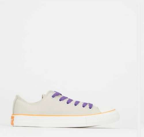New HOT Sizzling !!! Size 4 Ladies SOVIET Canvas - Grey plus Purple Size 4 ONLY