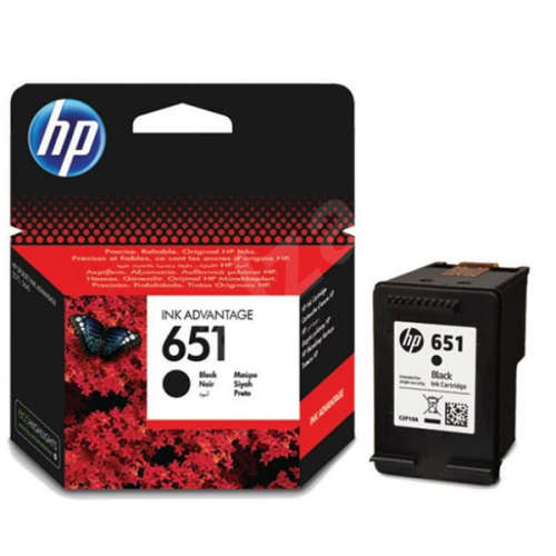 HP 651 BLACK INK CARTRIDGE