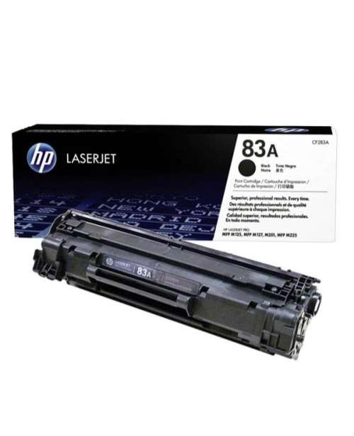 HP Laser Toner Cartridge 83A - Black