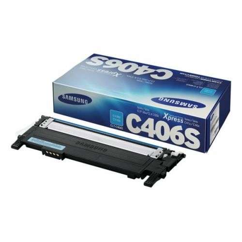 Samsung CLT-C406S Cyan Laser Toner Cartridge