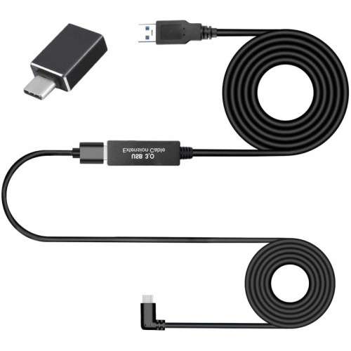OCULUS LINK CAPE VR COMPATIBLE 8M LONG FAST DATA TRANSFER DATA CABLE TOTAL 8 METERS OCULUS QUEST + T