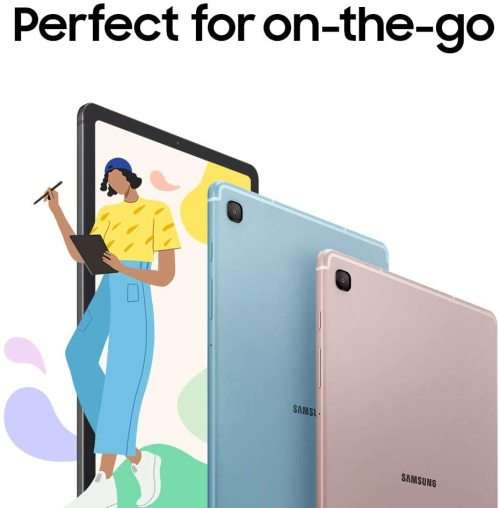 Samsung Galaxy Tab S6 Lite 10.4", 128GB WiFi Tablet Angora Blue - S Pen Included