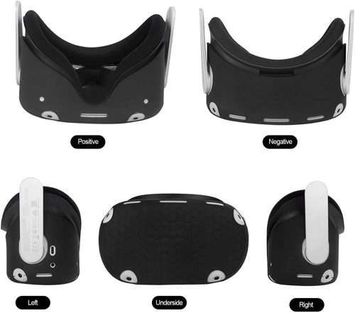 Oculus Quest 2 VR Shell Front Face Protector Cover Anti Scratch Anti Dust Anti Shock