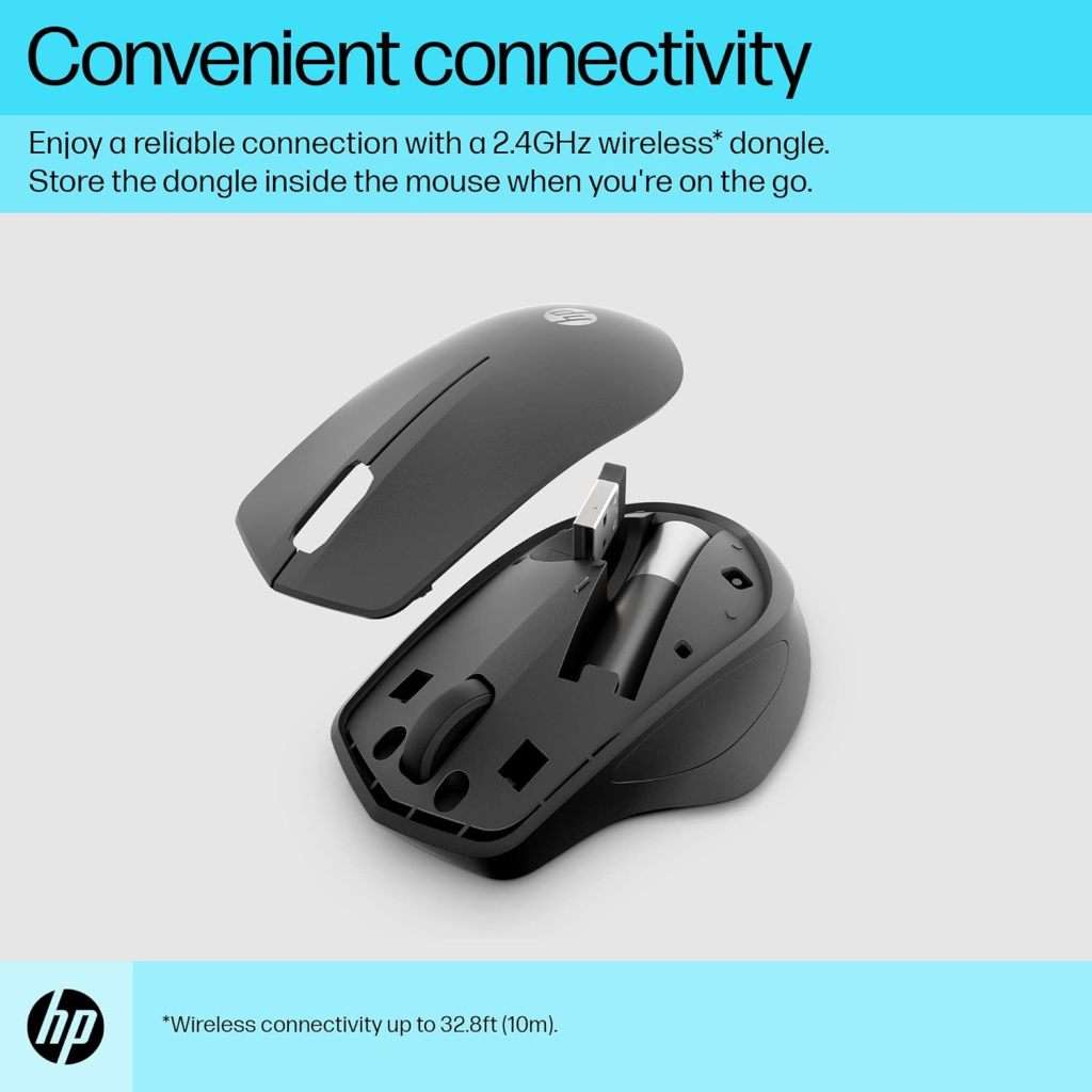 HP 280 Mouse, Silent Wireless Mouse
