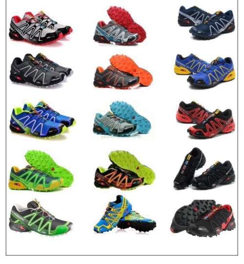 Adidas, Nike, Jordams and Salomons shoes