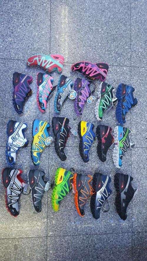 Adidas, Nike, Jordams and Salomons shoes
