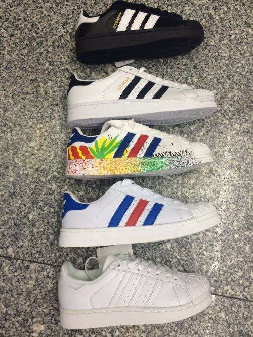 Adidas, Nike, Jordams and Salomons shoes