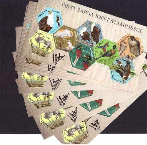 SAPOA 2004 The complete set of 8 sheetlets