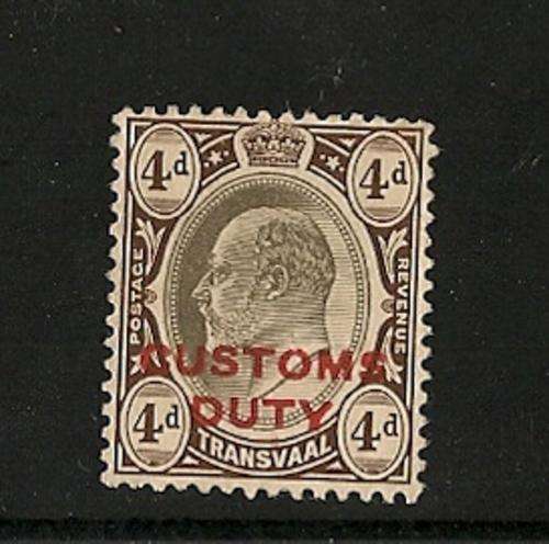 Item 006 : Transvaal Customs Duty ovprt - Unchecked